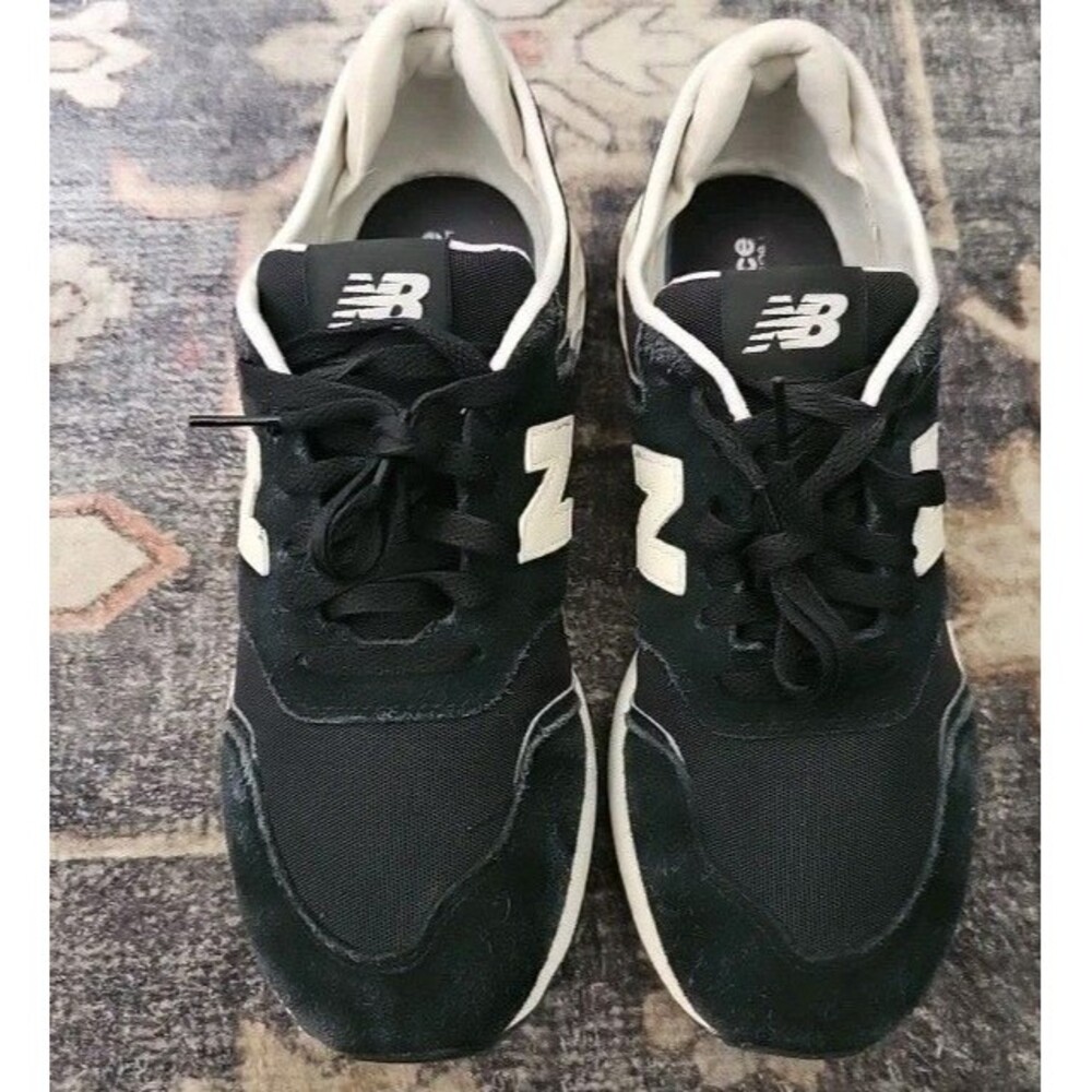New Balance X 70 Black Running Shoes Sneakers Womens Size 9.5 B Leather WSX70THB